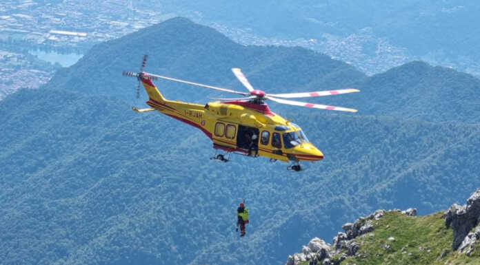 Elisoccorso sul Resegone, escursionista 51enne colto da un malore Intervento dell'elisoccorso sul Resegone