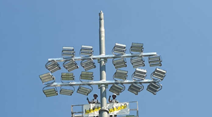 Stadio Rigamonti-Ceppi, presto la nuova cabina elettrica Nuovo illuminazione Stadio Rigamonti Ceppi di Lecco Livio Impianti