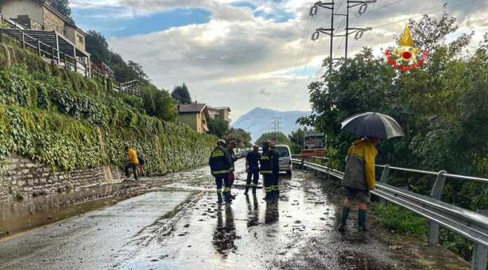 Bomba d’acqua sull’alto lago, interrotta la Sp72, riaperta la ferrovia Maltempo Dervio Dorio