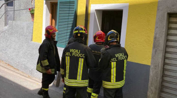 Si ustiona con una stufetta, elisoccorso e Vigili del Fuoco a Casargo Vigili del Fuoco a Casargo ustione