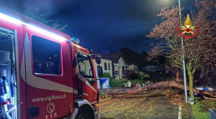 Maltempo sul Meratese, oltre 25 interventi dei Vigili del Fuoco Vigili_del_Fuoco_Merate_maltempo_20230801