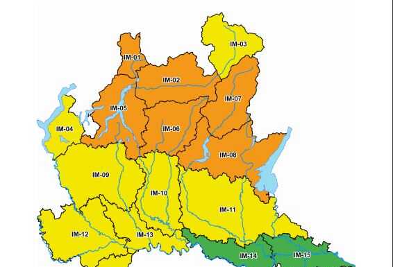 Temporali in arrivo: allerta meteo arancione sul Lecchese