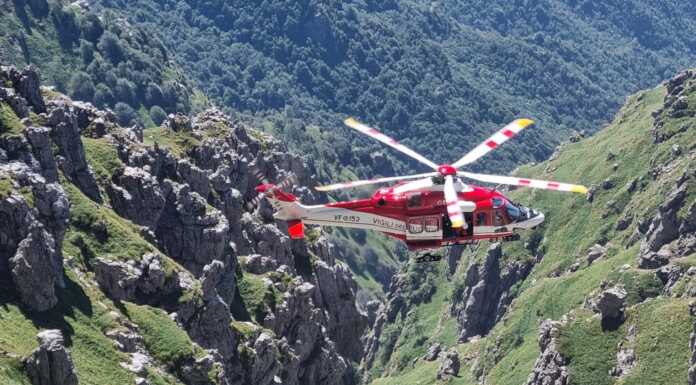 In difficoltà sul Resegone: interviene l’elicottero dei vigili del fuoco