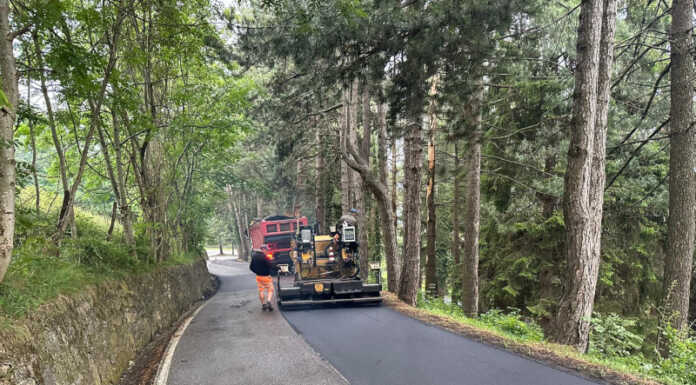 Concluse le prime asfaltature sulla Ballabio-Resinelli Ballabio-Resinelli asfaltatura