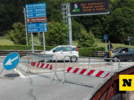 Ore 11. Chiusa momentaneamente una corsia della nuova Lecco-Ballabio SS36 Dir nuova Lecco Ballabio chiusa in discesa