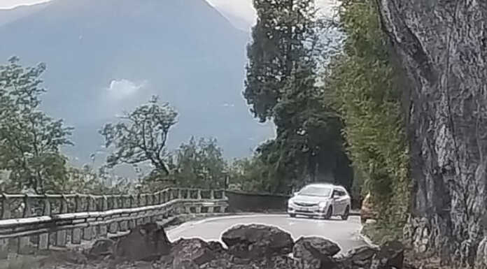 Dopo la frana, venerdì alle ore 16 riapre la Strada Provinciale 72 Frana Fiumelatte sp72