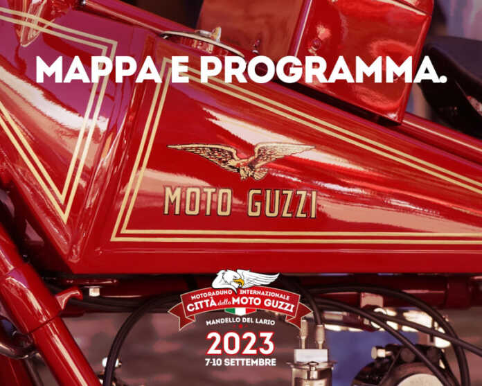 Motoraduno Guzzi 2023 programma e mappa