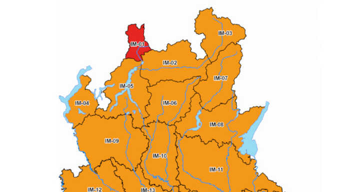 Allerta Arancione per temporali e rischio idrogeologico Allerta Meteo arancione lombardia