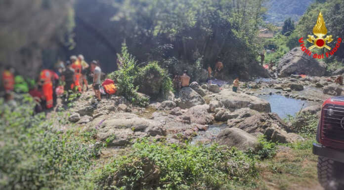 Si fa male alle pozze di Erve, soccorsi in azione per una donna di 64 anni vigili del fuoco pozze erve