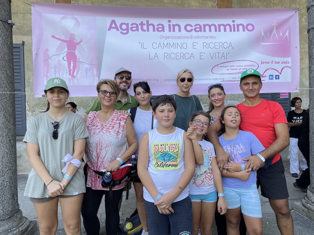 camminata sull’acqua Agatha in cammino