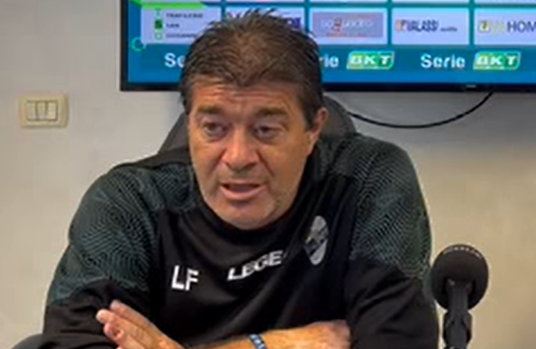 Calcio Lecco. Foschi sul Brescia: “Alzare la concentrazione per ottenere risultati” Mister Luciano Foschi