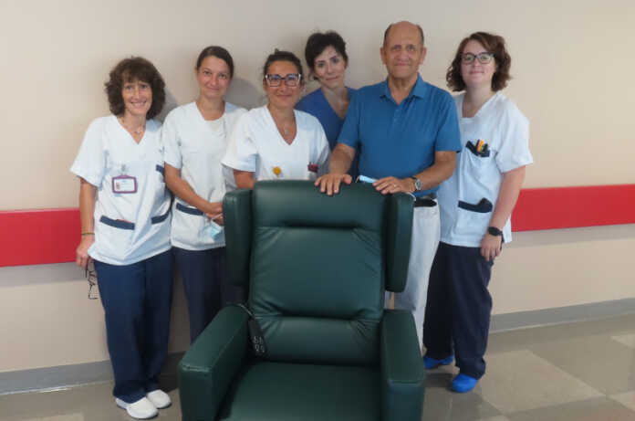 Poltrona ospedale oncologia Monte Marenzo