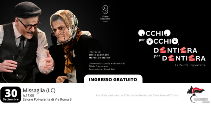A Missaglia la commedia teatrale anti truffe realizzata insieme ai Carabinieri