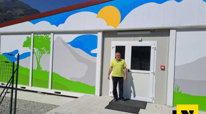 Pasturo. Completata in tempi record la scuola provvisoria al centro zootecnico pasturo_scuola_provvisoria