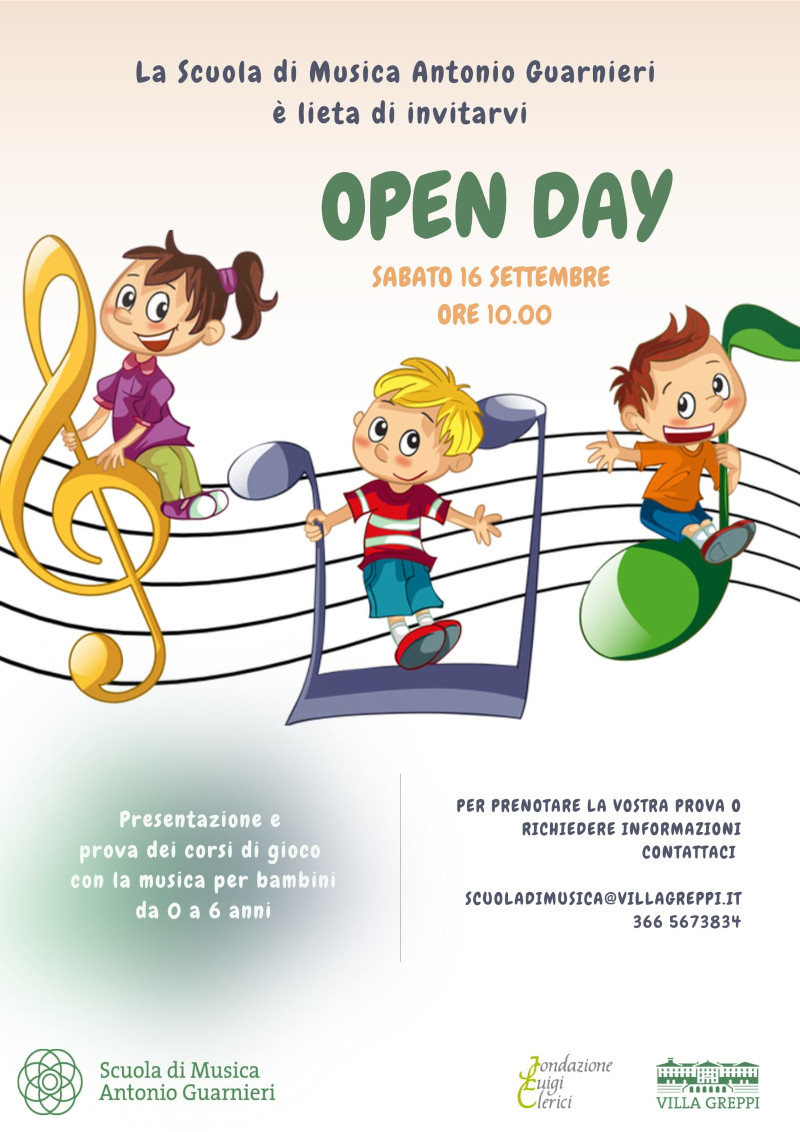 Scuola Musica A.Guarnieri Open Day