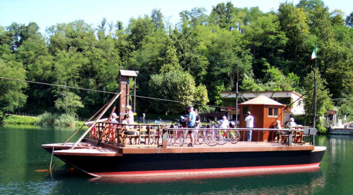 Luoghi del Cuore: a sostegno del Traghetto di Imbersago anche l’istituto Marco Polo di Colico Traghetto di Leonardo Imbersago