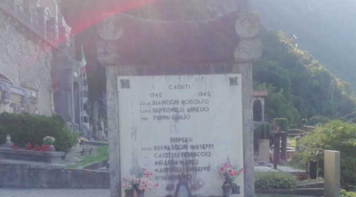 Varenna. Presto restaurato il Monumento ai Caduti del cimitero Varenna Monumento ai caduti