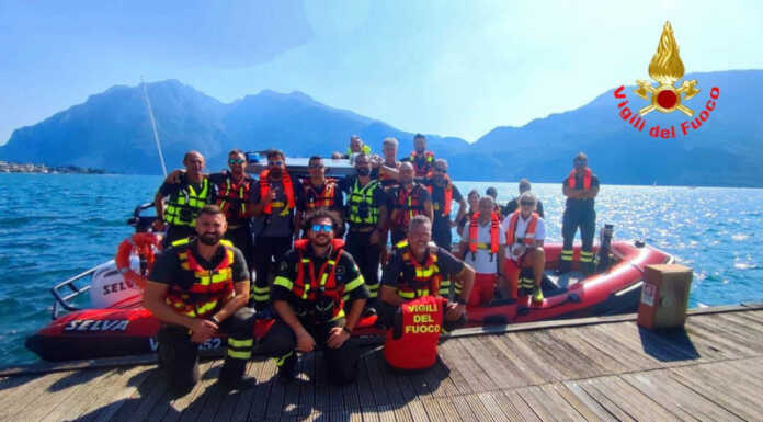 Vigili del Fuoco: a Lecco sei operatori abilitati alla patente nautica Vigili del Fuoco corso patente nautica