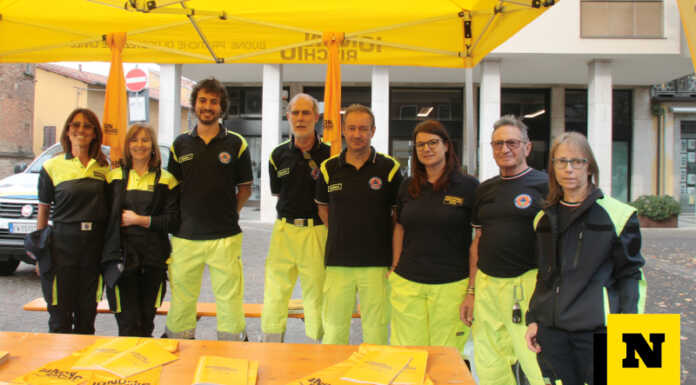 Merate, volontari della Protezione civile in piazza con “Io non rischio”