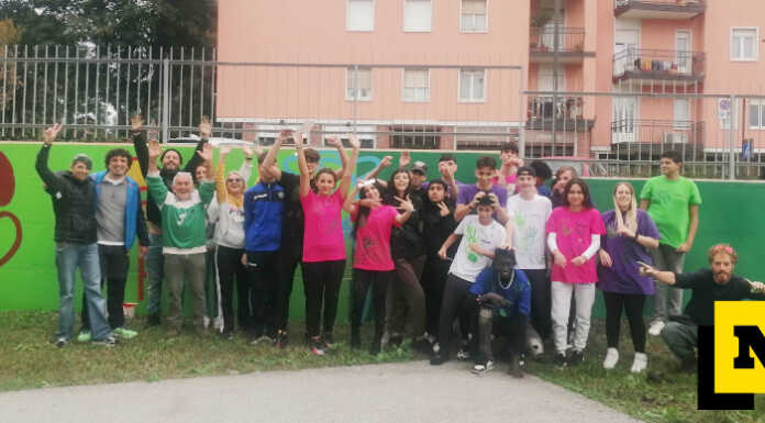 Merate: un murales per rendere più bello il centro diurno disabili