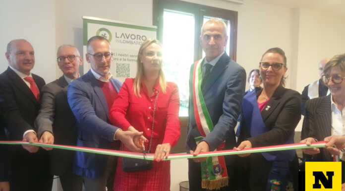 Merate, taglio del nastro per la nuova sede del centro dell’impiego