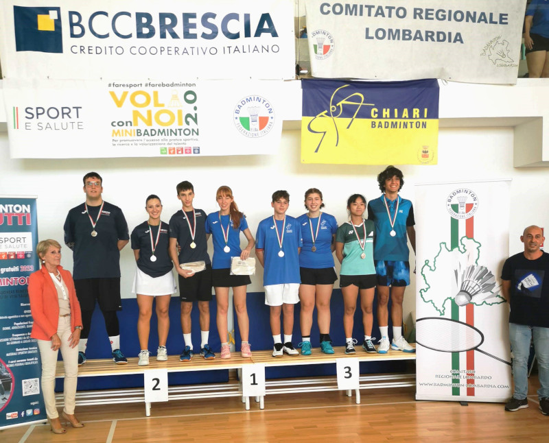 Andrea Saverio badminton lecco campionati regionali junior