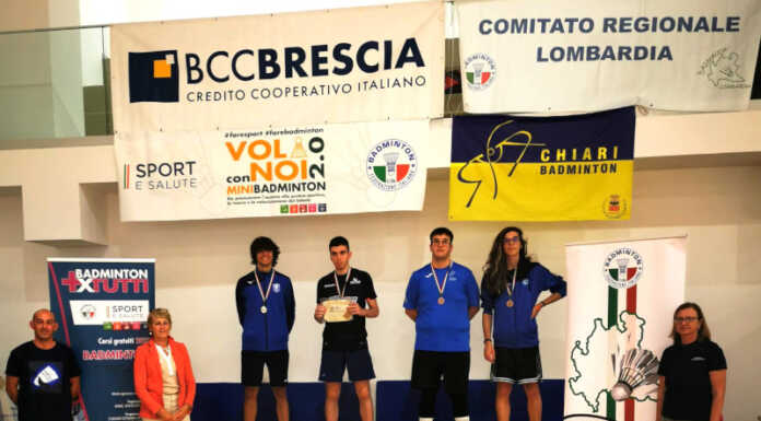 Badminton Lecco. Triplo podio ai Campionati Regionali Lombardia Under e Junior Andrea Saverio badminton lecco campionati regionali junior