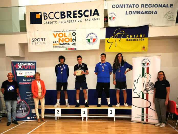 Andrea Saverio badminton lecco campionati regionali junior