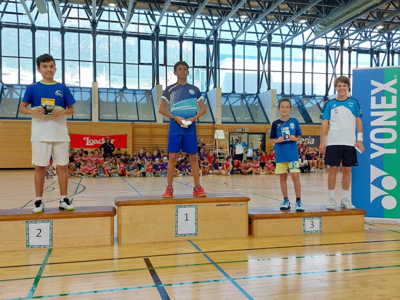 Mattia Cattaneo bronzo Badminton Lecco