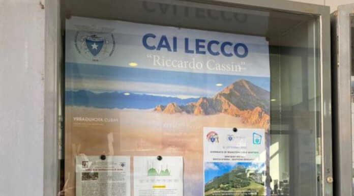 Nuova bacheca per il CAI Lecco: sorgerà a Palazzo delle Paure Cai Lecco nuova bacheca