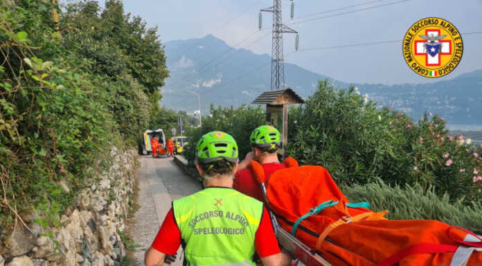 Cade in falesia a Civate, soccorso un 69enne Caduta falesia Civate soccorso alpino