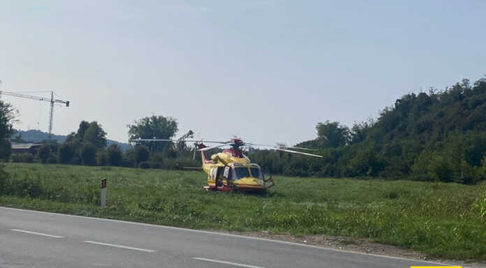 Oggiono. Precipita dal tetto di un capannone, grave un giovane operaio elisoccorso oggiono