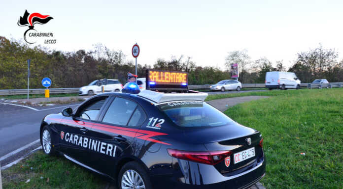 Osnago. Rubano negli spogliatoi del centro sportivo, minorenne denunciato Carabinieri Lecco foto archivio