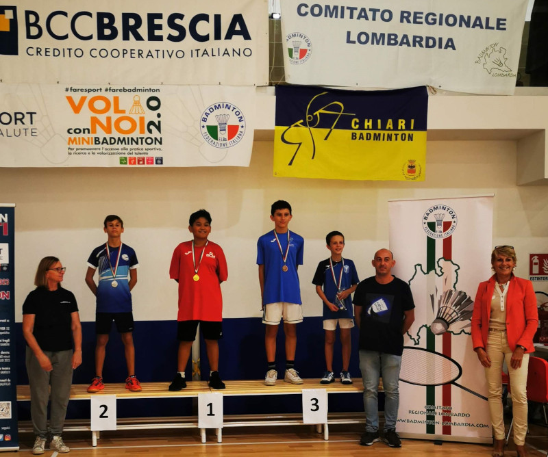 Mattia Cattaneo badminton Lecco campionati regionali