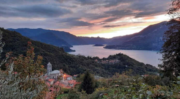 Perledo, stagione turistica brillante ma troppi host assenti: “Così non va” Perledo tramonto