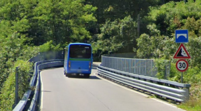 Sp 62 chiusa domani tra Ponte di Tartavalle e Pennaso di Bellano SP62 Bellano Taceno