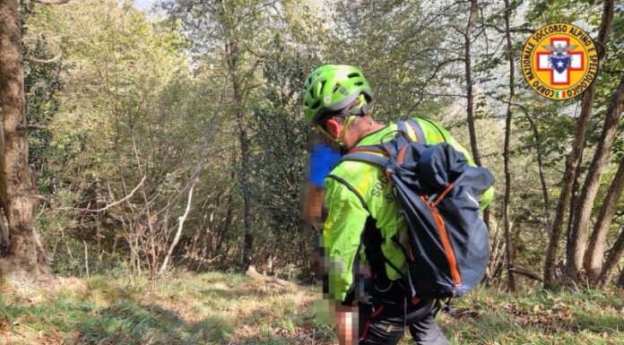 Ragazzo in difficoltà ai Pizzi di Parlasco, recuperato dal Soccorso Alpino Soccorso alpino recupero Pizzi Parlasco
