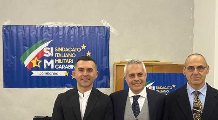 SIM Carabinieri: Matteo Mastromatteo è segretario generale di Lecco e Sondrio Congresso SIM Carabinieri elezioni