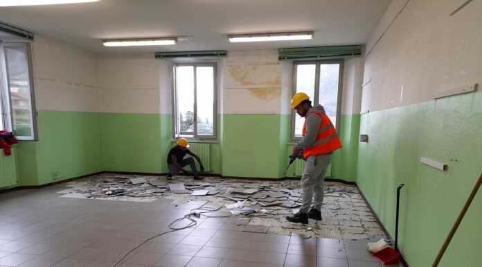 Lecco. Scuola primaria Carducci: avviati i lavori di manutenzione straordinaria Lecco scuola primaria Carducci inizio lavori