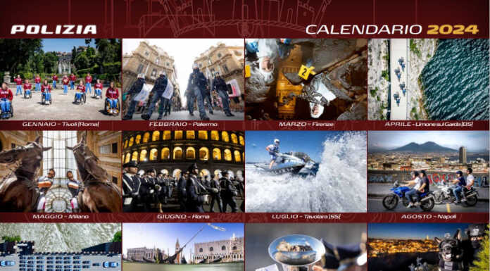 Presentata l’edizione 2024 del calendario della Polizia di Stato Calendario della Polizia 2024