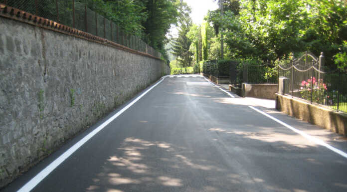 Imbersago, ultimo lotto del marciapiede di via Copernico: iniziati i lavori