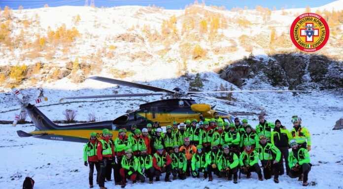 Esercitazione del soccorso alpino in Val Biandino: al lavoro 45 soccorritori