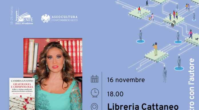 Leggermente Off, il 16 novembre a Lecco arriva Candida Livatino Candida Livatino