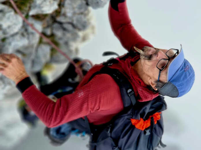 L'alpinista Manuele Panzeri