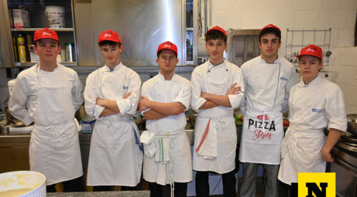 Cfpa di Casargo, premiati gli allievi del corso pizza extrascolastico Leonardo Zucchi, Samuel Tenca, Gabriel Gambarotto, Matteo Alborghetti, Cristian Cestari e Tobia Riganti
