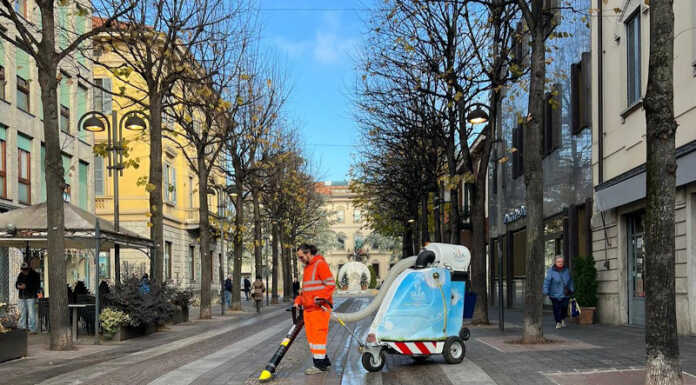 Merate sperimenta Glutton, l’aspiratore elettrico per pulire il centro storico