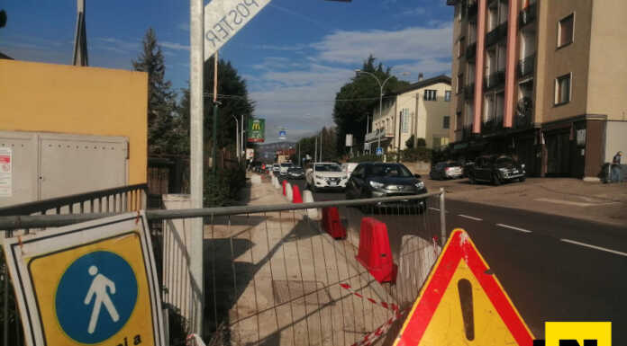 Merate, lavori in corso sui marciapiedi in via Statale e a Novate
