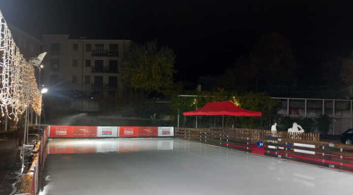 Merate, tutto pronto per l’apertura della pista di pattinaggio su ghiaccio