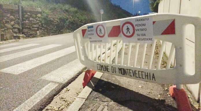 Montevecchia, via Belvedere: via libera alla riapertura del marciapiede