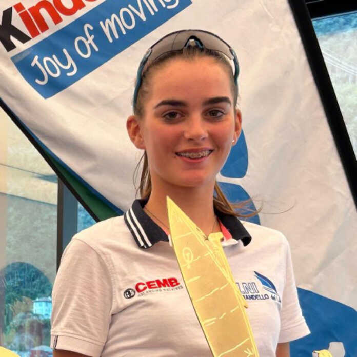 Anna Chiara Merlo bronzo campionato Optimist Lega Navale Mandello